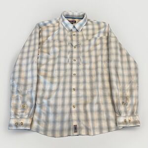 Patagonia Men's "Sun Stretch" Long Sleeve Plaid Shirt Men's M